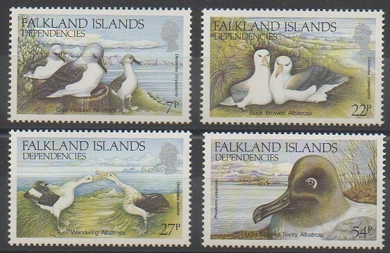 Timbres de collection de Falkland-Géorgie du Sud de 1985