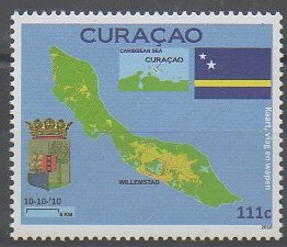 Timbre de Curaçao de 2010