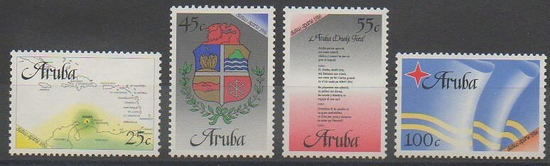 Premiers timbres d'Aruba de 2006