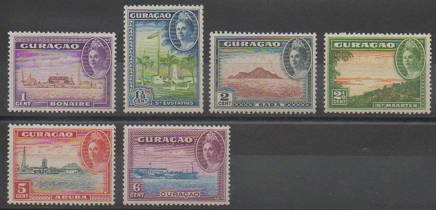 Timbres de Curaçao de 1943