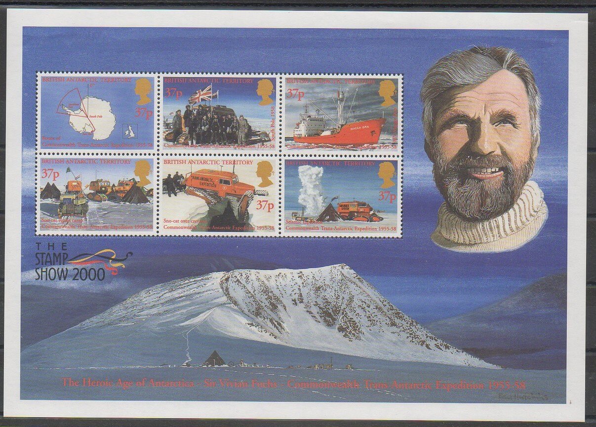 Timbre Antarctique britannique polaire expédition