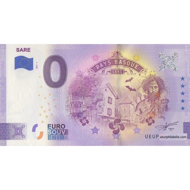 Euro banknote memory - 2021 - Sare - (Pyrénées-Atlantiques)
