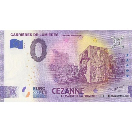 Euro banknote memory - 13 - Carrières de Lumières - Cézanne - 2021-6