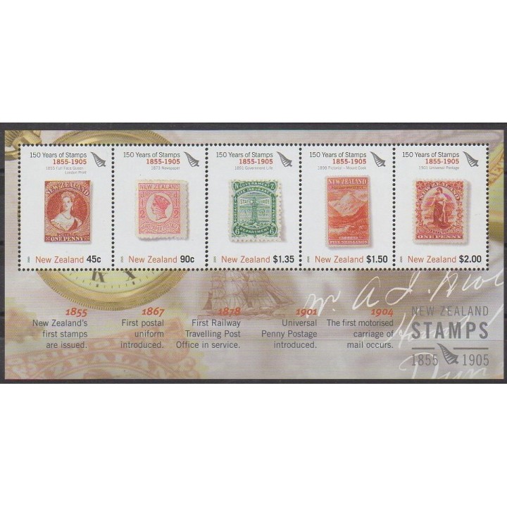 Acheter ce bloc-feuillet de Nouvelle-Zélande de l'année 2005 (No BF195).