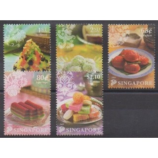 Acheter cette série de timbres de Singapour de l'année 2009 (No 1709/1713).