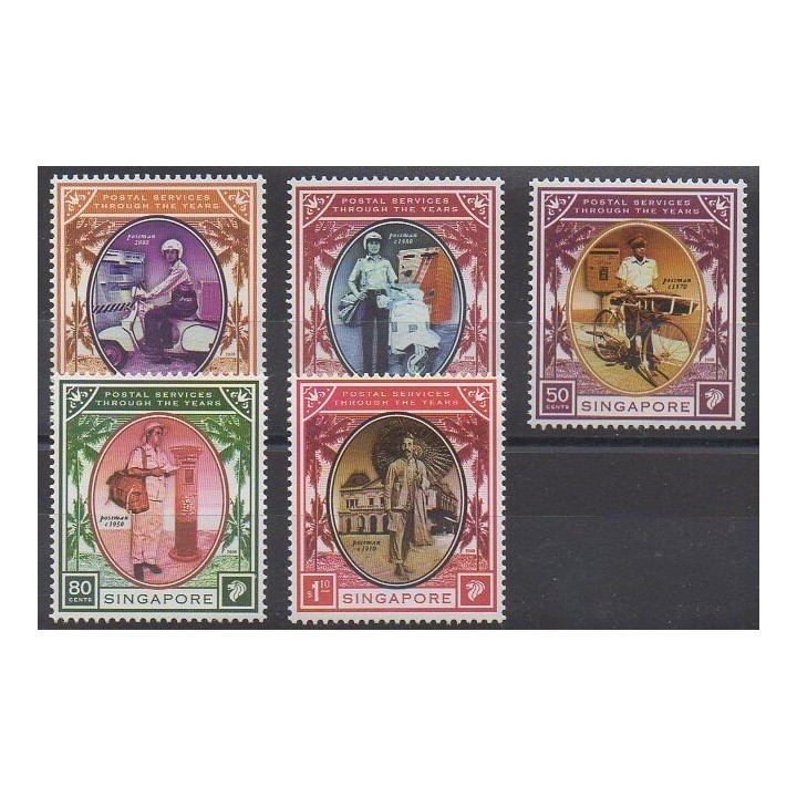 Acheter cette série de timbres de Singapour de l'année 2008 (No 1669/1673).
