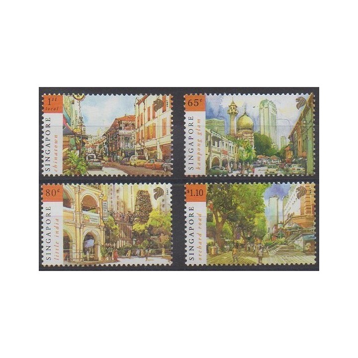 Buy this set of stamps of Singapore of the year 2007 (Nb 1577/1580).