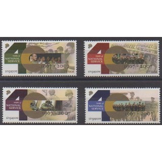 Acheter cette série de timbres de Singapour de l'année 2007 (No 1553/1556).