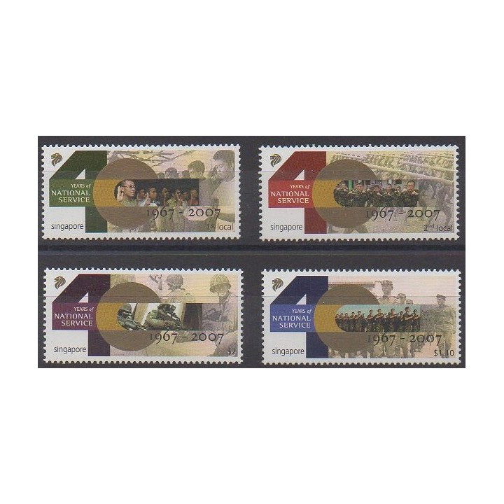 Acheter cette série de timbres de Singapour de l'année 2007 (No 1553/1556).