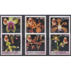 Saint Thomas and Prince - 2003 - Nb 1470/1475 - Orchids - Pope
