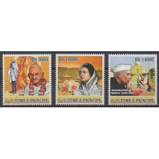 Acheter cette série de timbres de Saint-Thomas et Prince de l'année 2007 (No 2313/2315).
