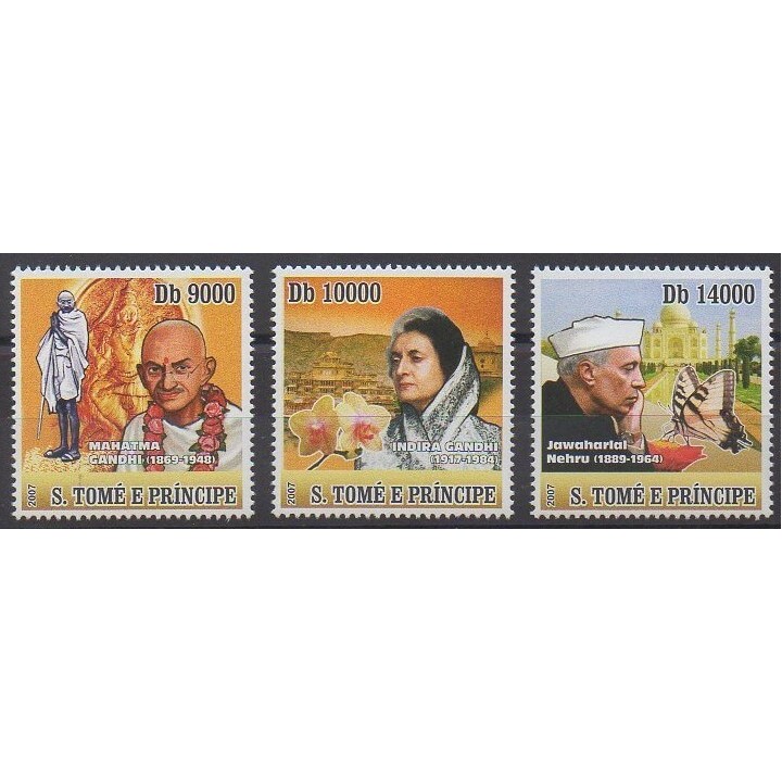 Buy this set of stamps of Saint Thomas and Prince of the year 2007 (Nb 2313/2315).