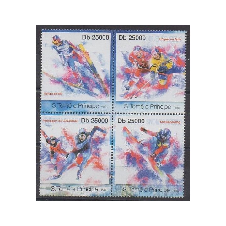 Buy this set of stamps of Saint Thomas and Prince of the year 2013 (Nb 3956/3959).