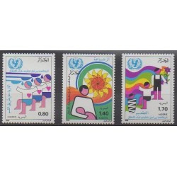 Algeria - 1986 - Nb 862/864 - Childhood