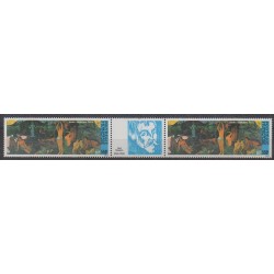 Polynesia - Airmail - 1985 - Nb PA186A - Paintings