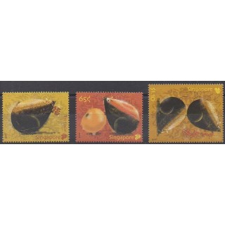Buy this set of stamps of Singapore of the year 2008 (Nb 1606/1608).