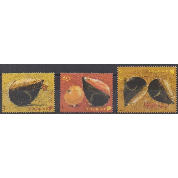 Acheter cette série de timbres de Singapour de l'année 2008 (No 1606/1608).