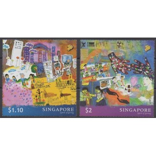 Acheter cette série de timbres de Singapour de l'année 2011 (No 1808/1809).