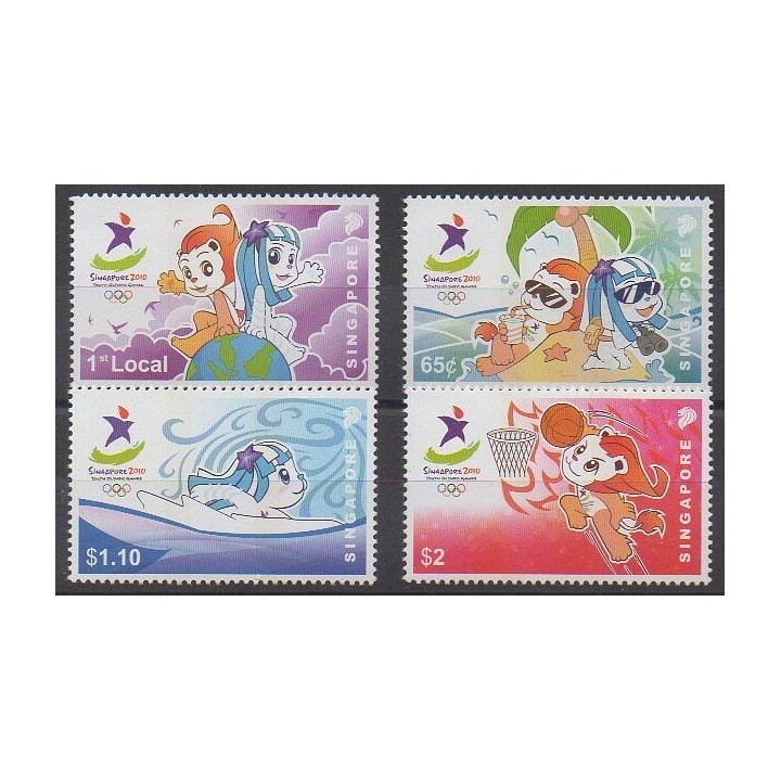 Buy this set of stamps of Singapore of the year 2010 (Nb 1784/1787).