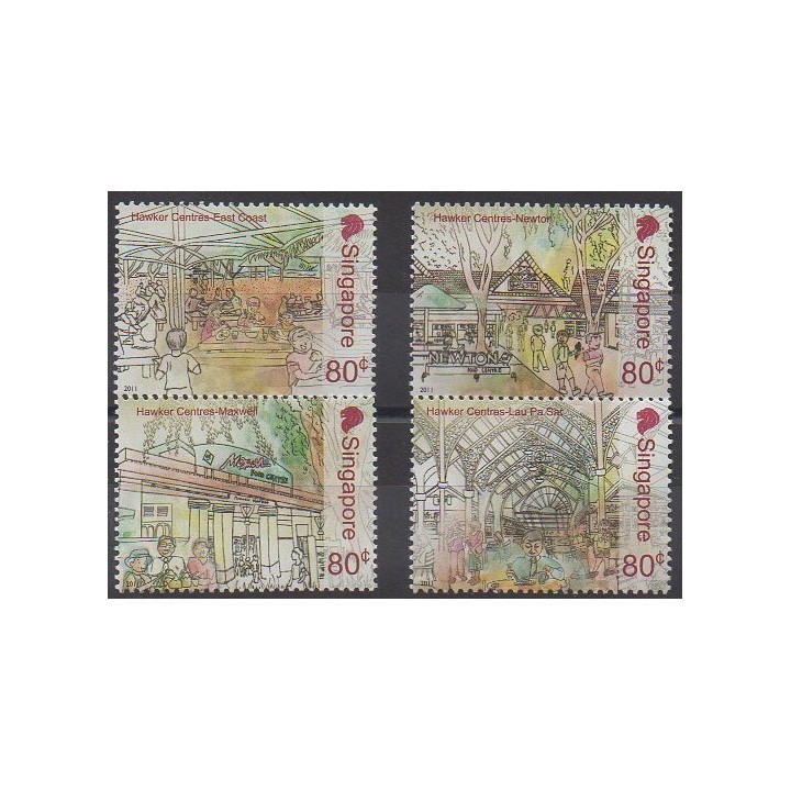 Acheter cette série de timbres de Singapour de l'année 2011 (No 1830/1833).