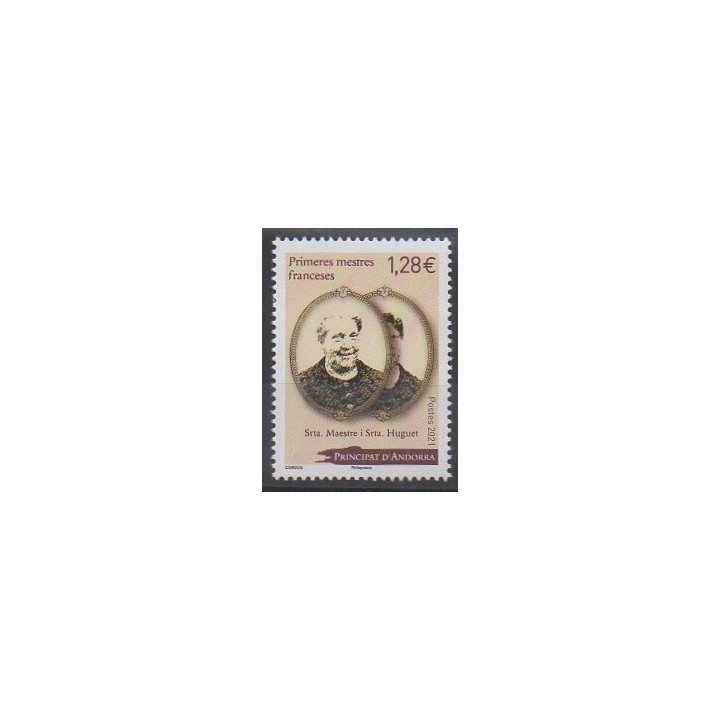 Buy this stamp of French Andorra of the year 2021 (Maestre Huguet).