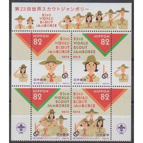 Japon - 2015 - No 7094/7097 - Scoutisme