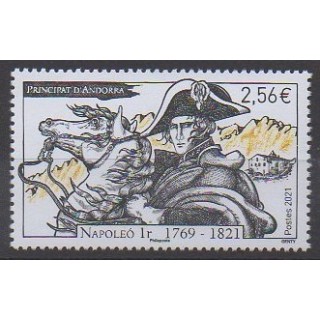 Acheter ce timbre d'Andorre français de l'année 2021 (Napoléon).