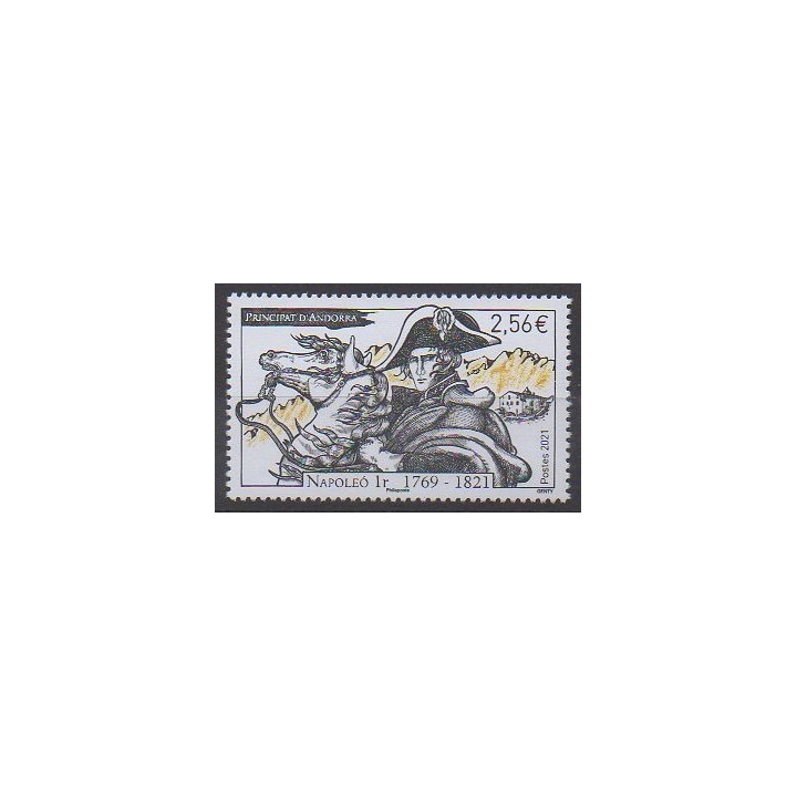 Acheter ce timbre d'Andorre français de l'année 2021 (Napoléon).