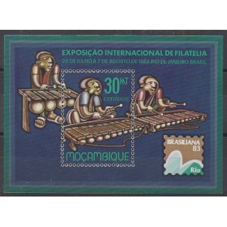 Acheter ce bloc-feuillet du Mozambique de l'année 1983 (No BF14).