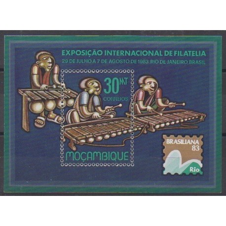 Mozambique - 1983 - Nb BF14 - Music - Philately