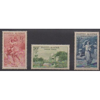 Buy this set of stamps  of the year 1957 (Nb 346/348).
