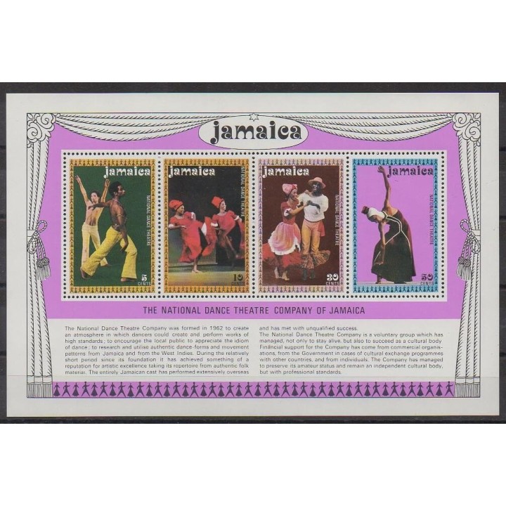 Acheter ce bloc-feuillet de Jamaïque de l'année 1974 (No BF6).