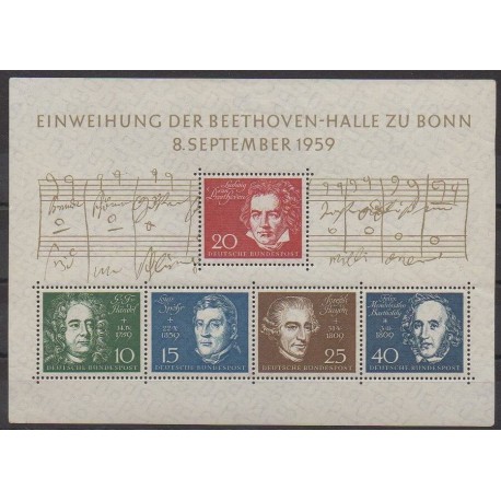 West Germany (FRG) - 1959 - Nb BF1 - Music