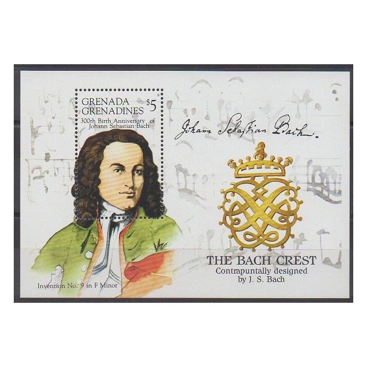 Acheter ce bloc-feuillet de Grenadines de l'année 1985 (No BF98).