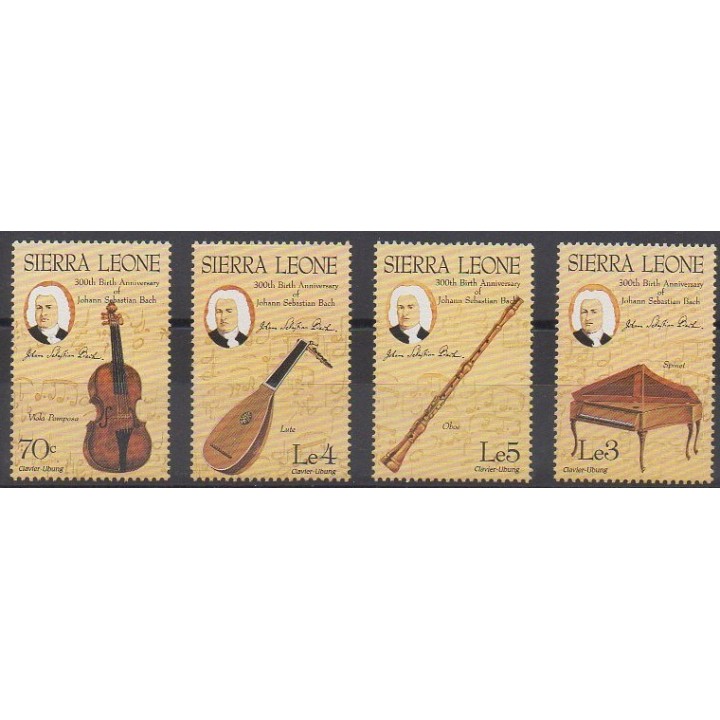 Buy this set of stamps of Sierra Leone of the year 1985 (Nb 661/664).
