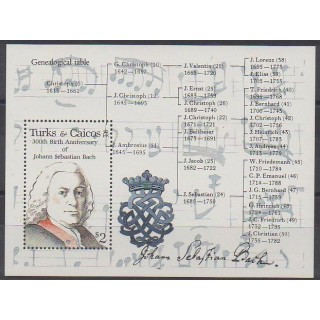 Acheter ce bloc-feuillet des îles Turks et Caiques  de l'année 1985 (No BF63).