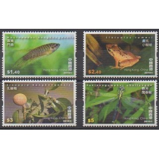 Acheter cette série de timbres d'Hong-Kong de l'année 2010 (No 1463/1466).