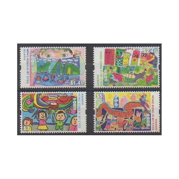 Buy this set of stamps of Hong Kong of the year 2010 (Nb 1473/1476).