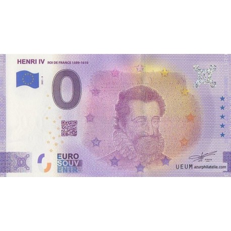 Euro banknote memory - 63 - Henri IV - 2021-9