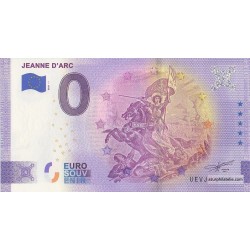 Euro banknote memory - 63 - Jeanne d'Arc - 2021-1 - Anniversary