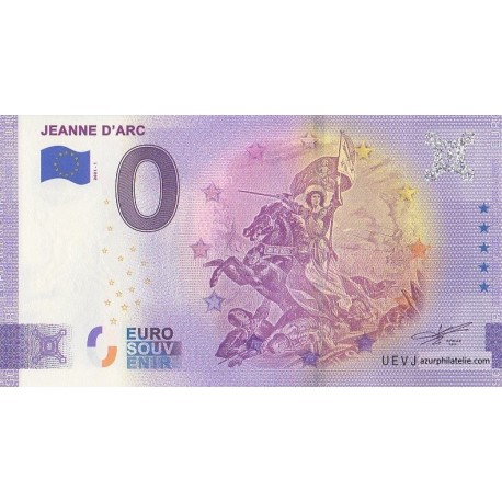 Billet souvenir - 63 - Jeanne d'Arc - 2021-1