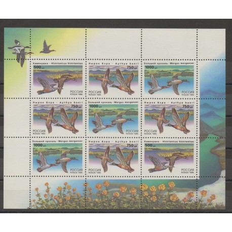 Russia - 1995- Nb 6147/6149 - Birds