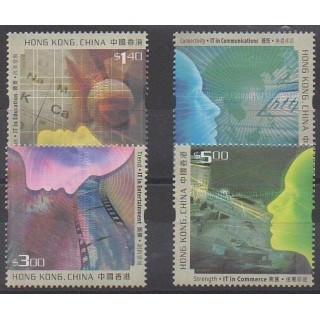Buy this set of stamps of Hong Kong of the year 2002 (Nb 1005/1008).