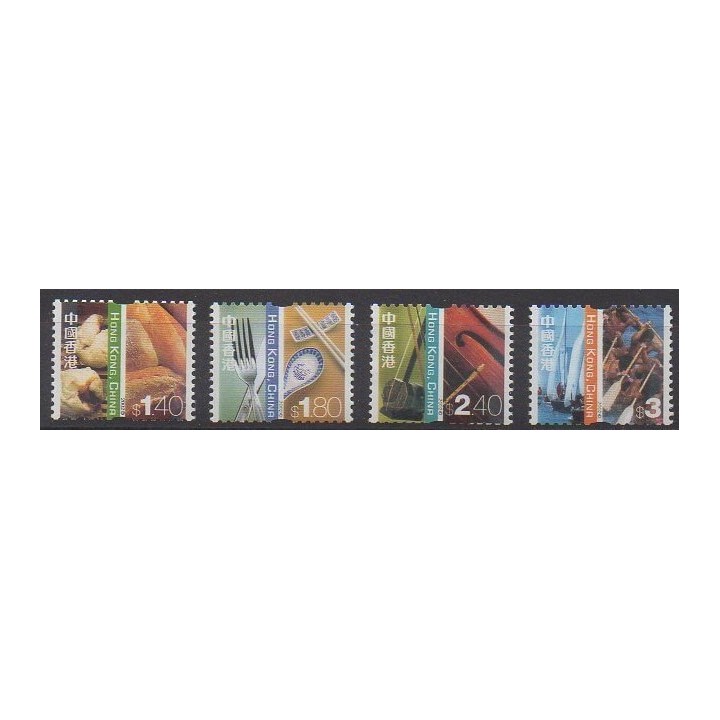 Buy this set of stamps of Hong Kong of the year 2002 (Nb 1043/1046).