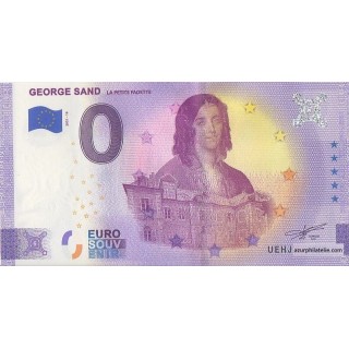 Billet souvenir touristique - 2021-10 - George Sand - (Indre-et-Loire )