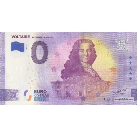 Billet souvenir - 37 - Voltaire - 2021-11 - Anniversaire