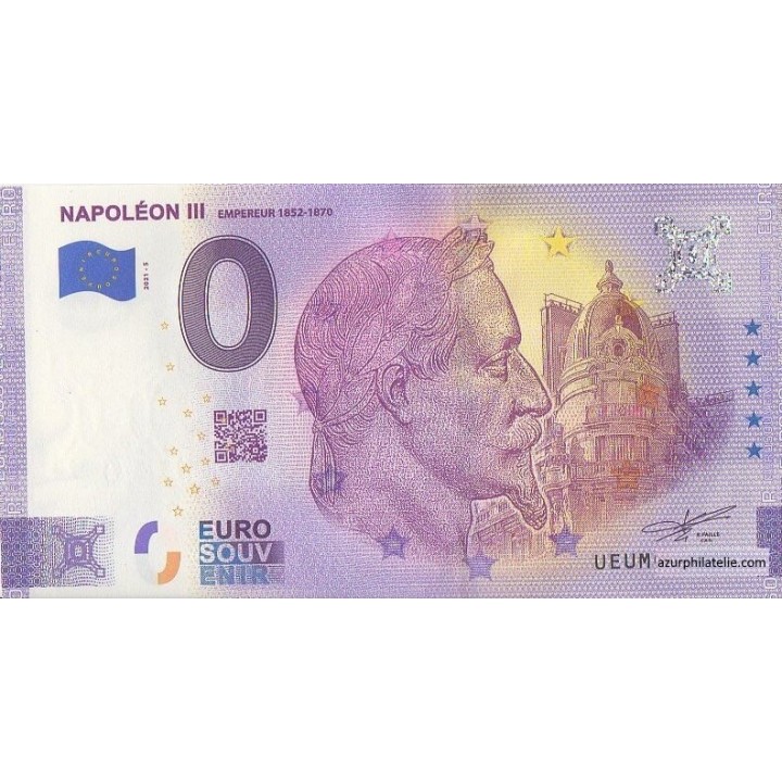Euro banknote memory - 2021 - Napoleon III - (Puy-de-Dôme)