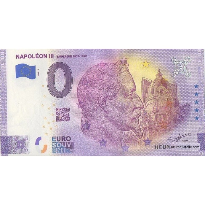 Euro banknote memory - 2021 - Napoleon III - (Puy-de-Dôme)