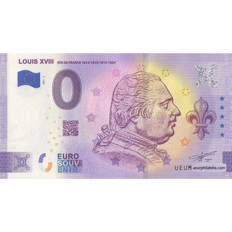 Euro banknote memory - 63 - Louis XVIII - 2021-3