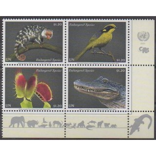 Acheter cette série de timbres des Nations Unies (bureau de New-York) de l'année 2021 (No 1724/1727).